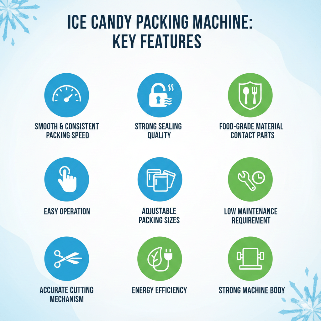 Ice Candy Packing Machine Features