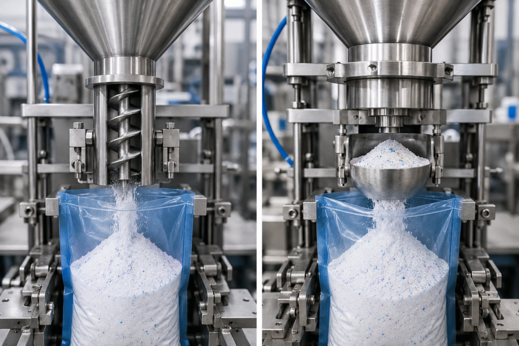 Volumetric Cup Filler vs  Auger Filler