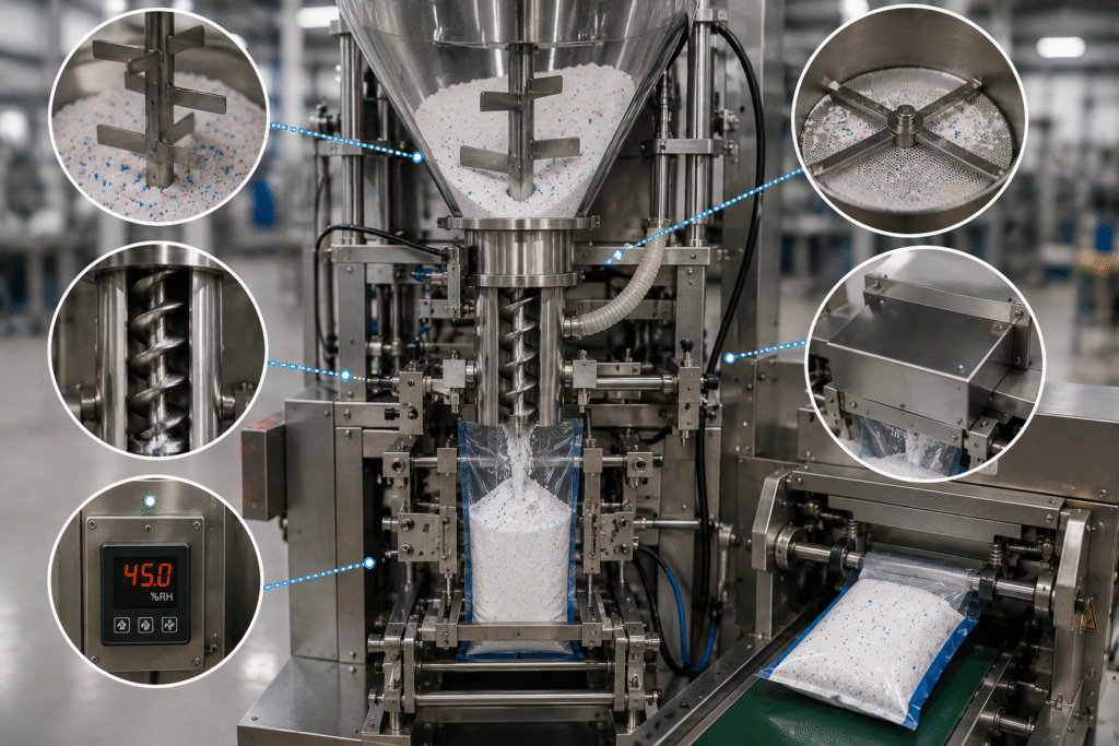Detergent Powder Packing Machines Features